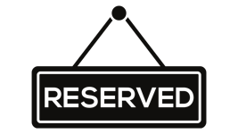 Reserved Sign Icon Transparent Background