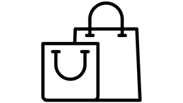 Shopping Bags Icon Transparent Background