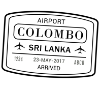 Sri Lanka Arrival Visa Icon Transparent Background