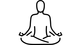 Yoga Meditation Pose Icon Transparent Background